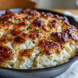 A hand holds a soft, warm fluffy cottage cheese flatbread ideal for wrapping around crisp salad greens.  