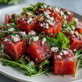 Watermelon Arugula Summer Salad