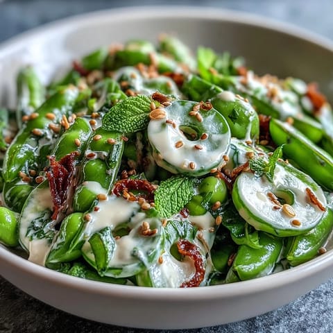 Snap Pea Radish Spring Salad