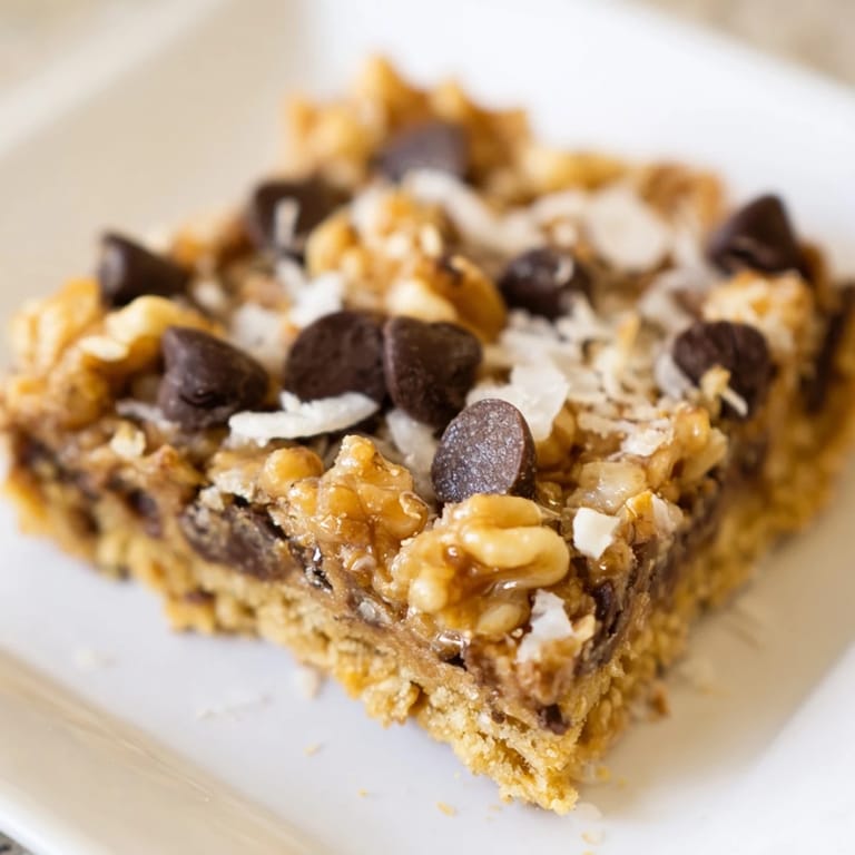 Easy-to-make, delicious Hello Dolly Bars with a perfect balance of sweet flavors and textures.