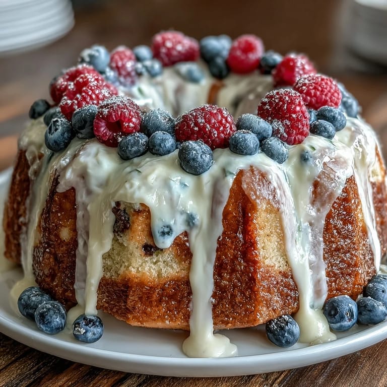 Bright and cheerful lemon blueberry birthday cake featuring fluffy layers and luscious frosting, ideal for springtime gatherings.
