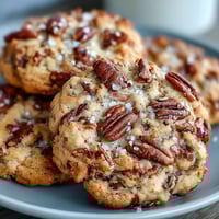 BUTTER PECAN COOKIES WITH BROWN BUTTER AND SEA SALT
